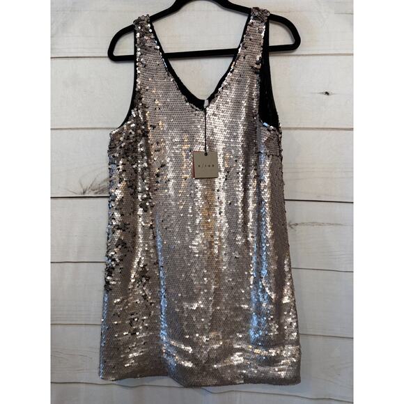 k / lab NWT Sequin Dress Size LG Perf for Holidays New Years Eve FUN - Picture 1 of 8
